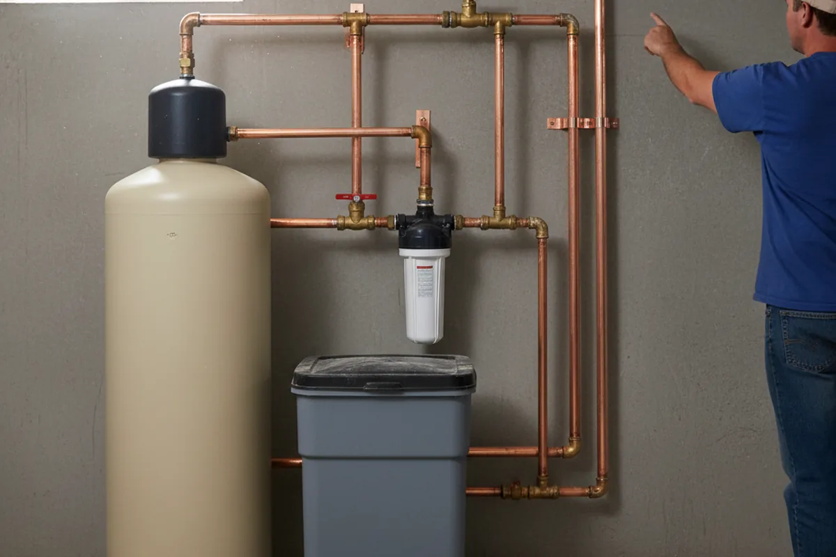 Whole-house water treatment system installed in South Williamson